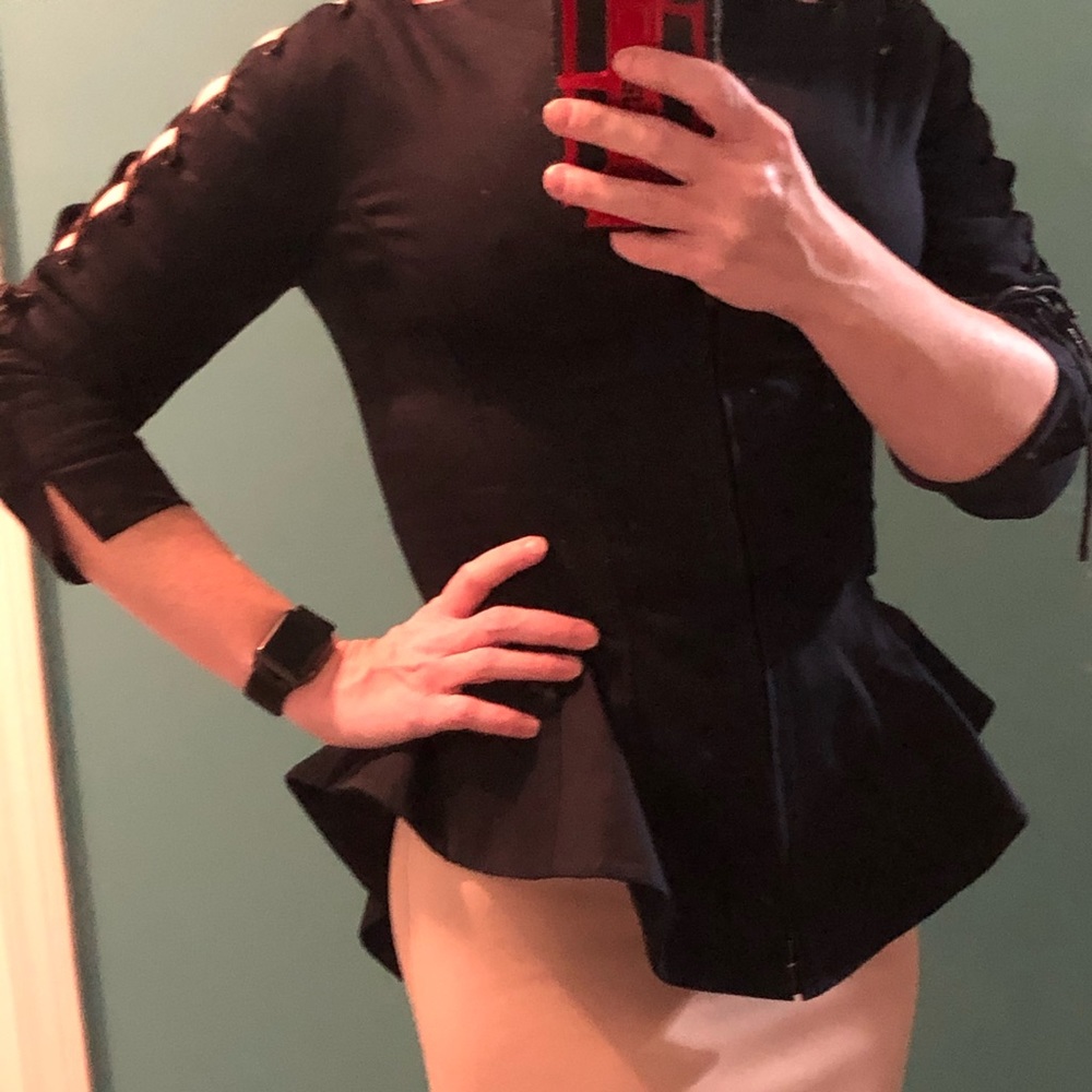 Peplum jacket/top